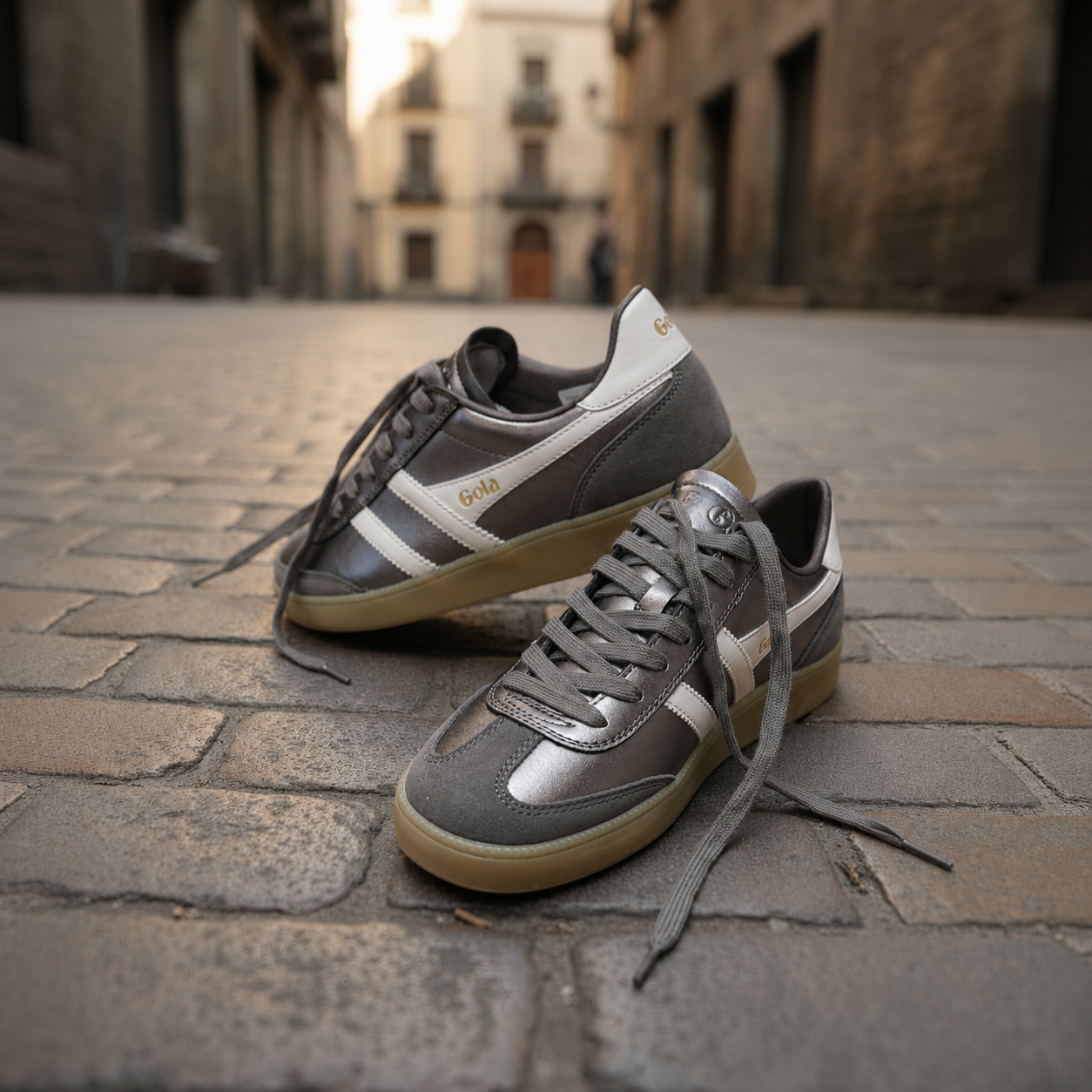 GOLA|SNEAKERS MUJER| Viper metallic PWETER/OFF HWITE/GUM CLB783|POWG
