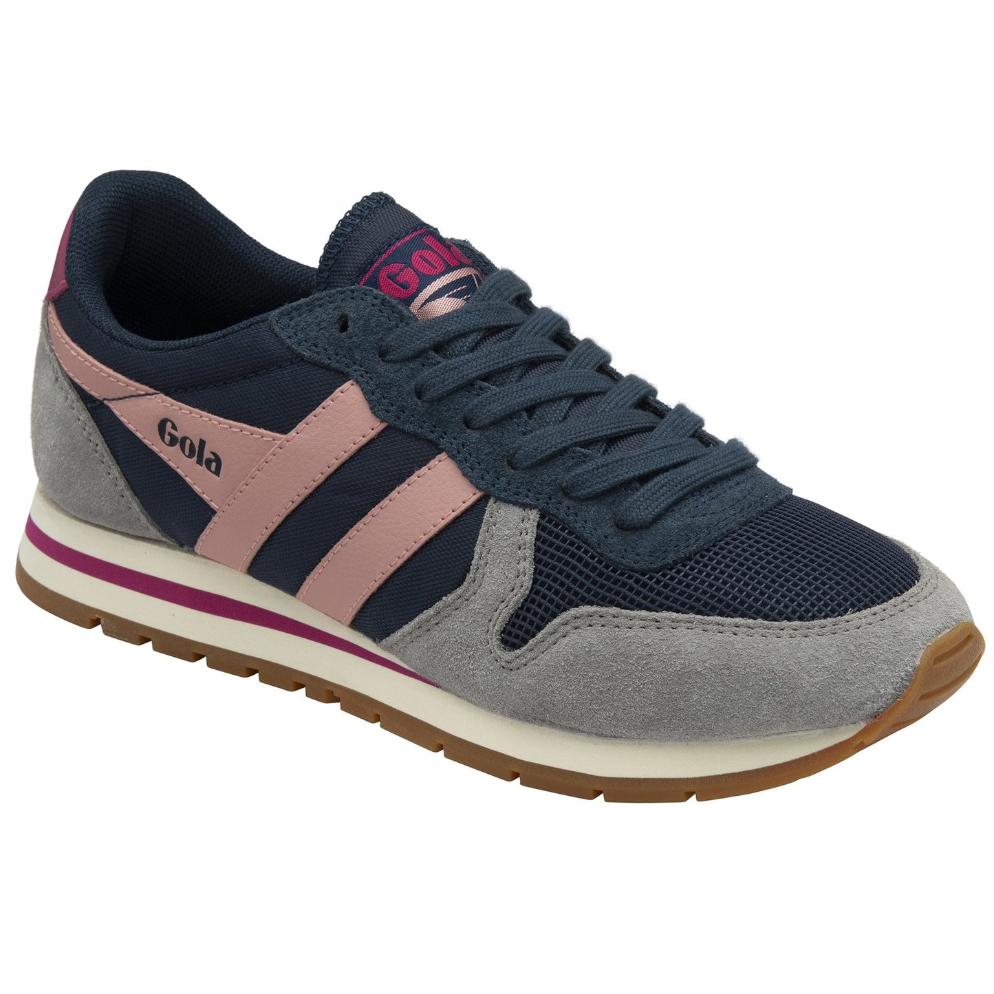 GOLA| SNEAKERS MUJER| Daytona NAVY/CEMENT/CORAL/PINK CLA592|NCCP
