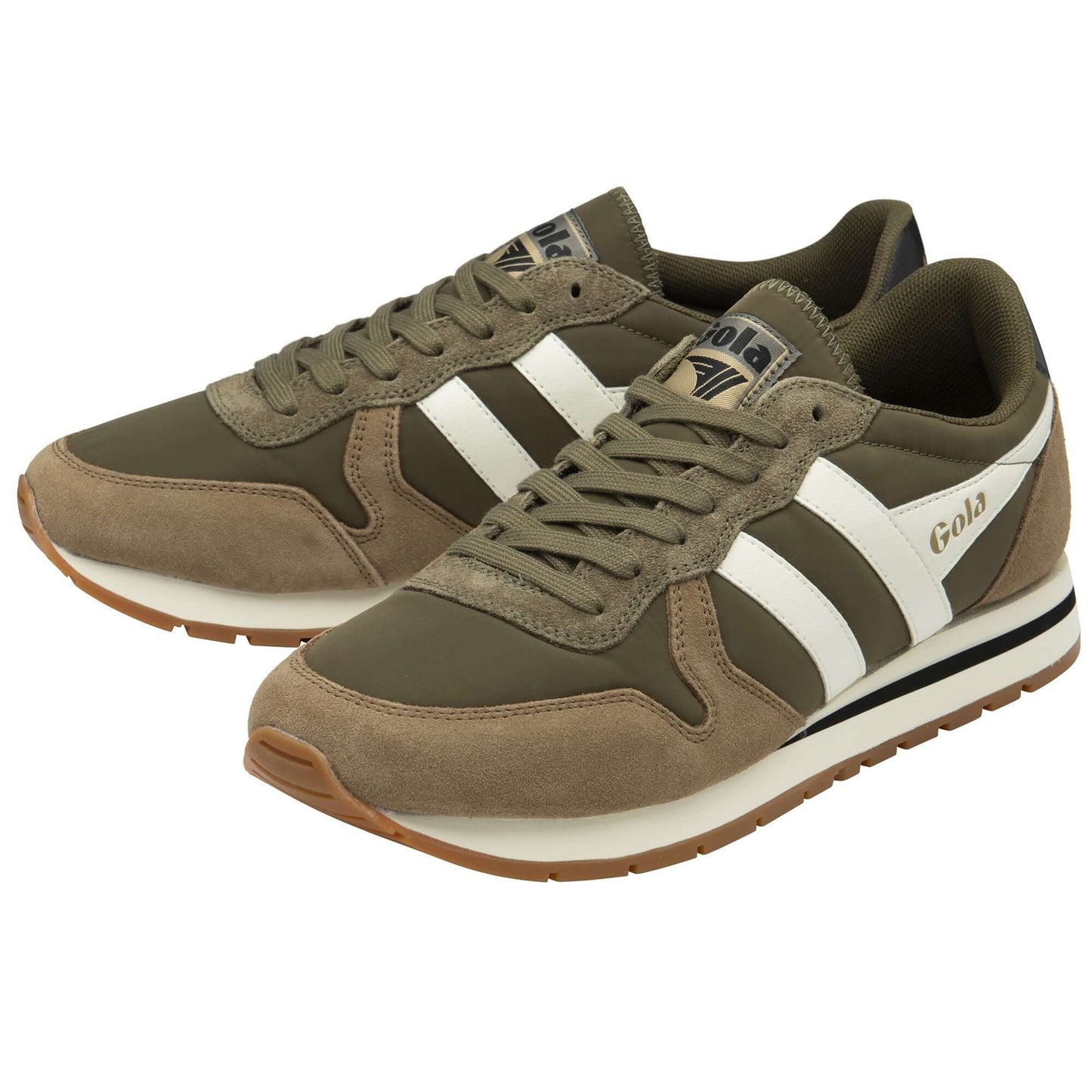 GOLA|SNEAKER HOMBRE|DAYTONA CHUTE-KHAKI/TOBACCO/O.W.-CMB363|KTOW
