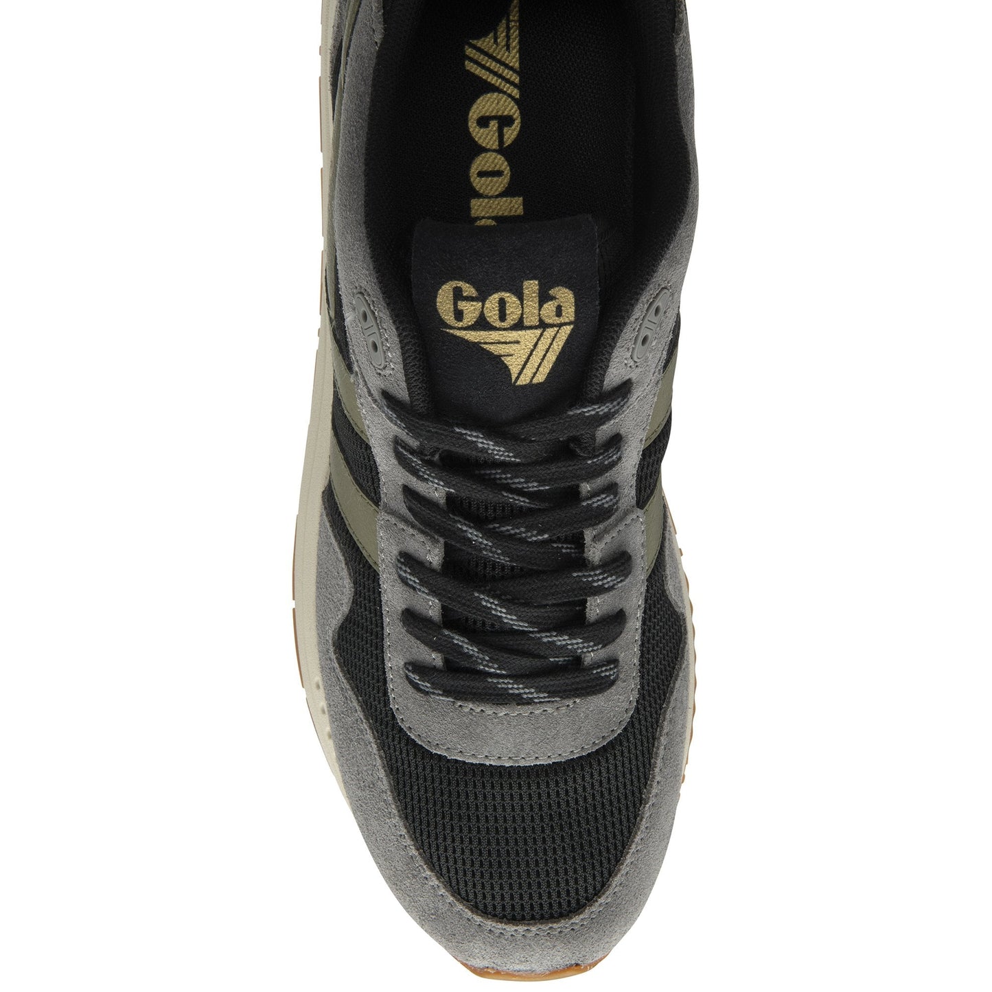 GOLA|SNEAKERS HOMBRE| Delta BLACK/ASH/KHAKI CMB780|BAK SNEAKERS