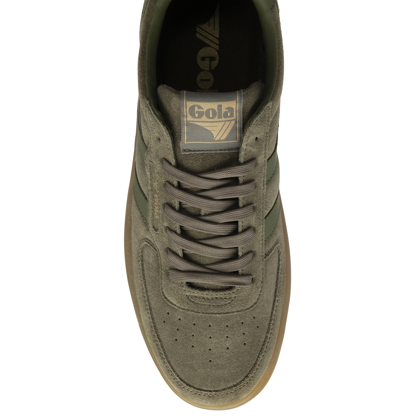 GOLA|SNEAKER HOMBRE| Hawk suede 86 KHAKI/GUM CMB571|KHGU