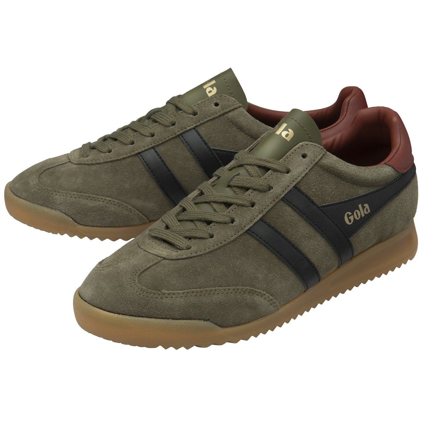 GOLA|SNEAKER HOMBRE| Torpedo suede KHAKI/BLACK/RUST CMB761|KBR