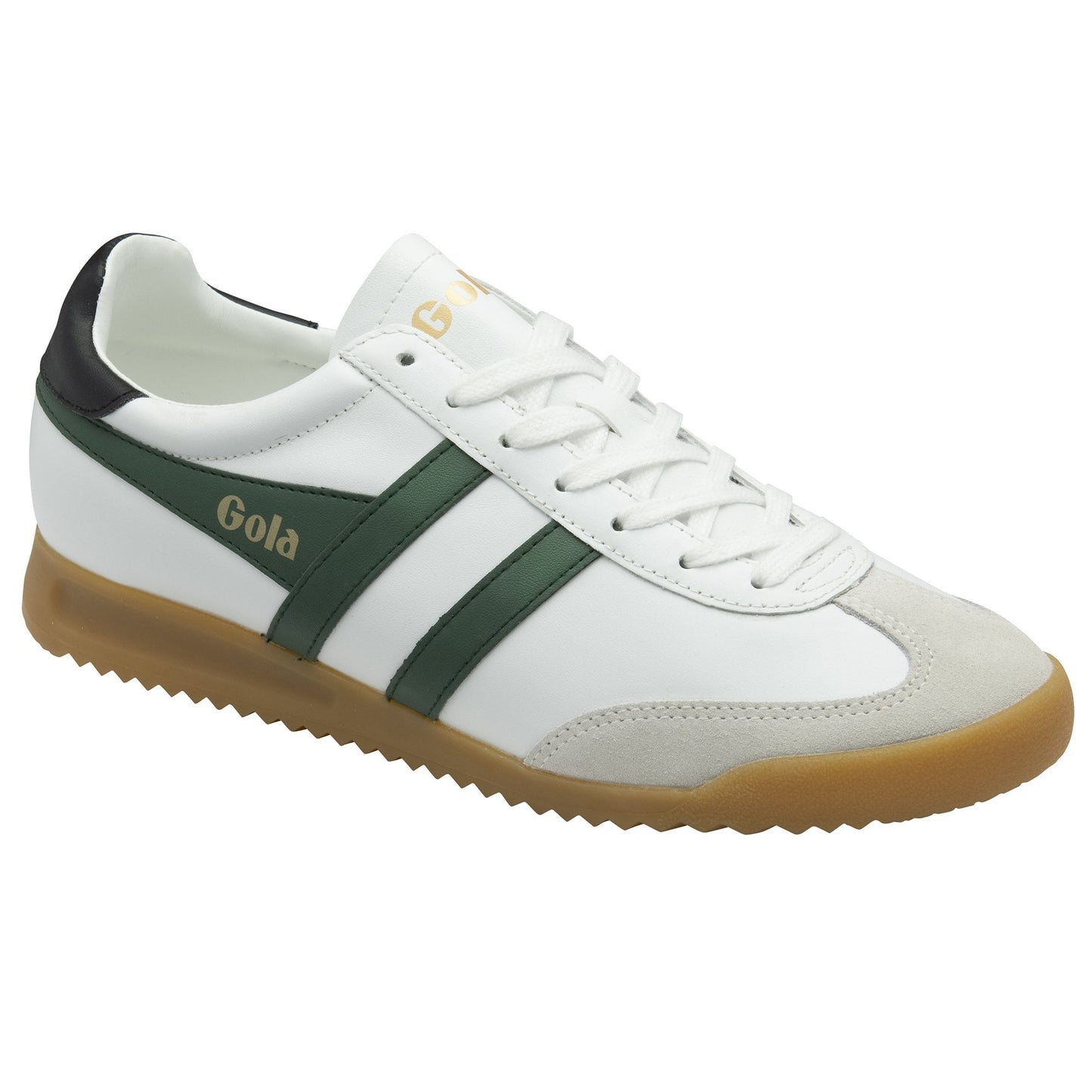 GOLA|SNEAKERS HOMBRE| Torpedo leather WHITE/EVERGREEN/BLACK CMB622|WEB