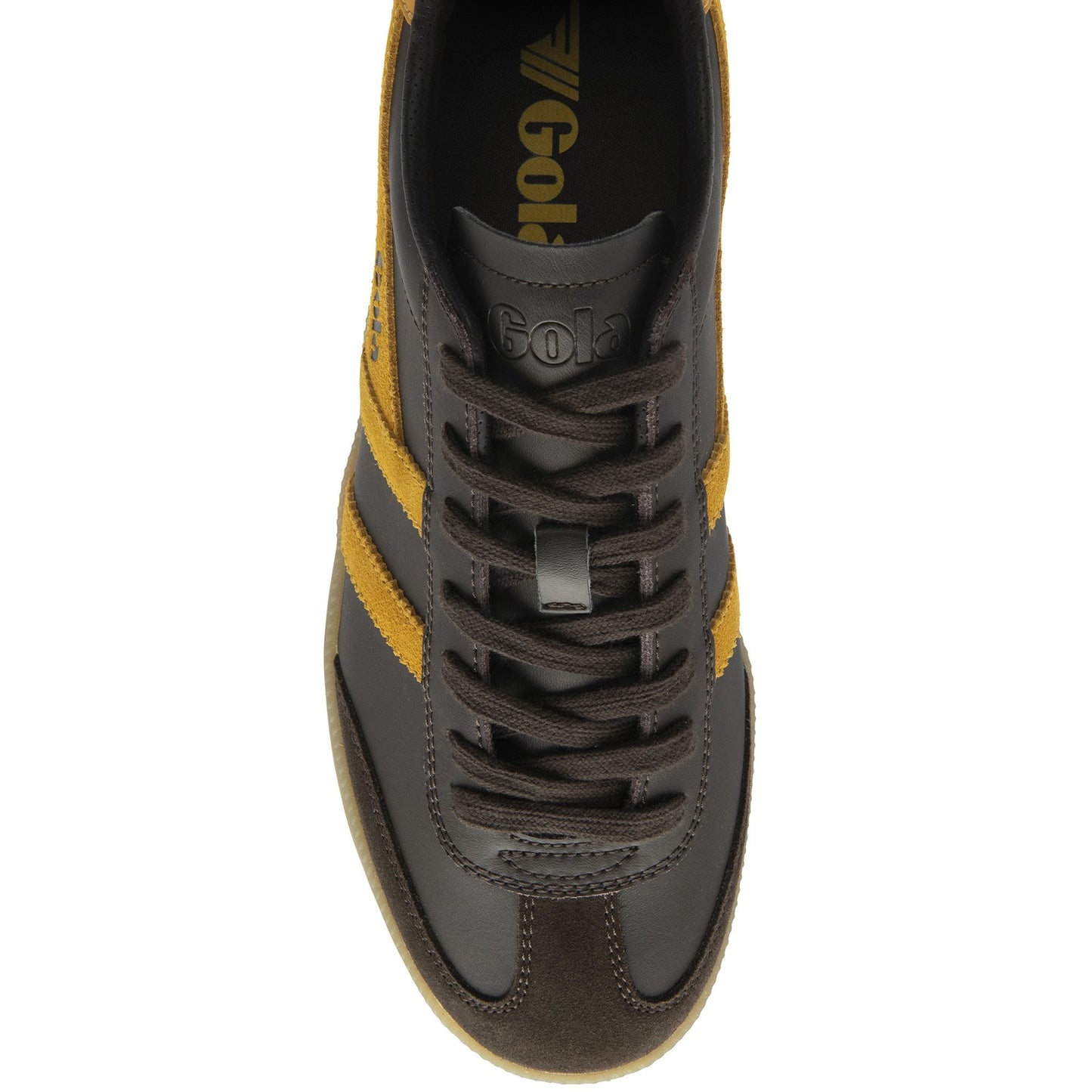 GOLA|SNEAKERS HOMBRE| Viper Leather DARK BROWN/SUN/GUM CMB744|DBSG