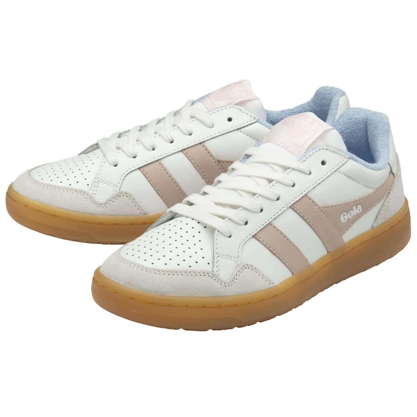 GOLA|WOMEN'S SNEAKERS|EAGLE 86- WHITE/ROSE/AIR/GUM CLB572|WRAG
