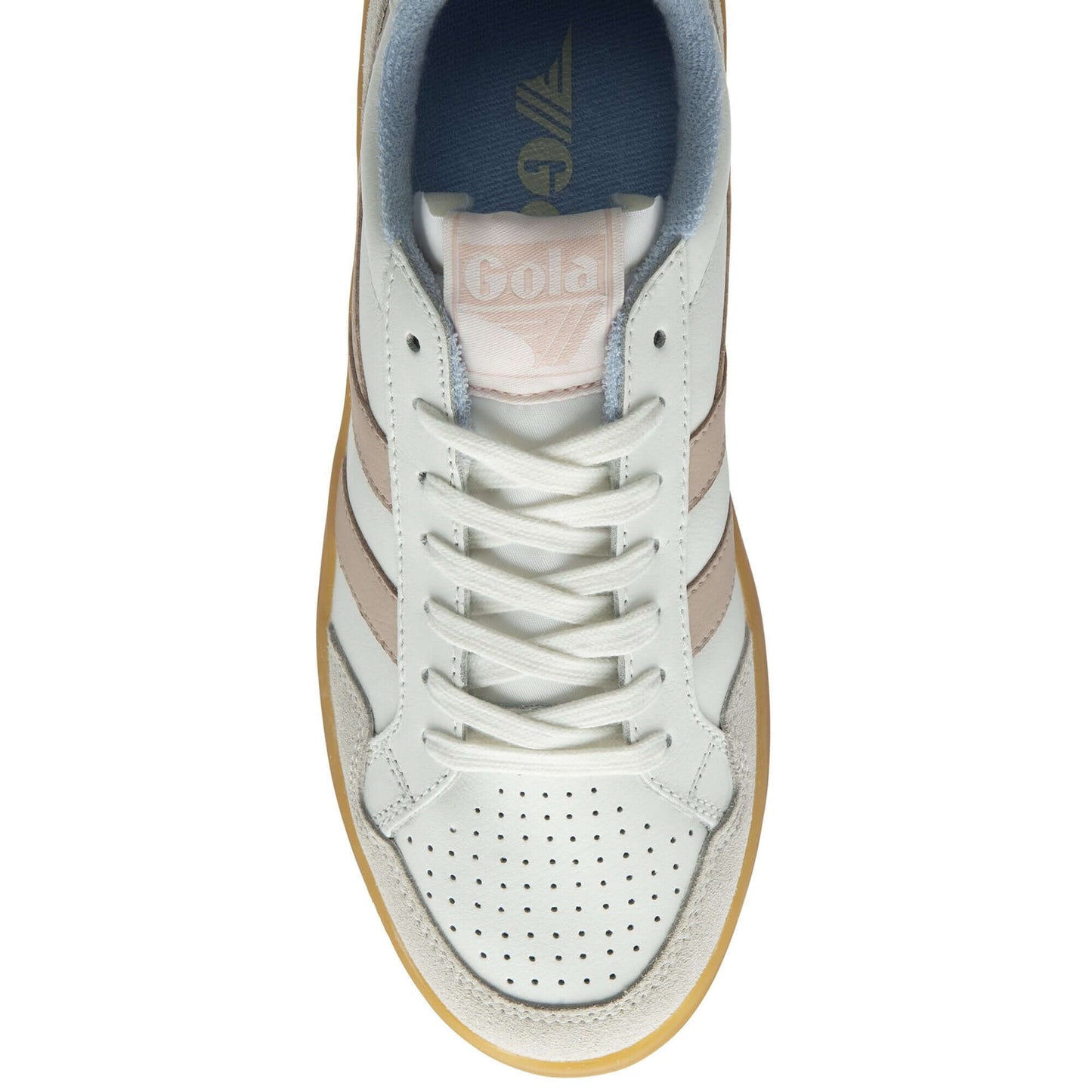 GOLA|WOMEN'S SNEAKERS|EAGLE 86- WHITE/ROSE/AIR/GUM CLB572|WRAG