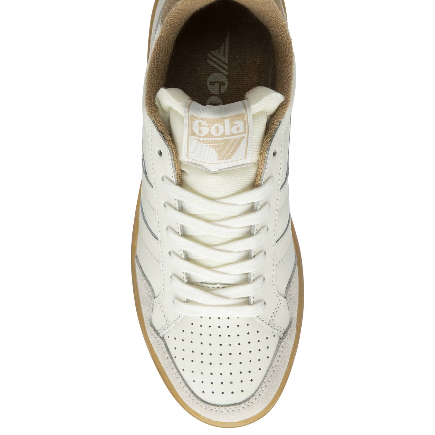 GOLA | SNEAKERS DONA | EAGLE 86 - BLANC TRENAT/CARAMEL CLAR/GOMA CLB572 | OWLCG