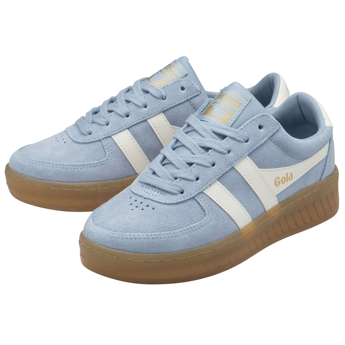 GOLA|SNEAKERS MUJER|GRANDSLAM SUEDE-AIR/OFF WHITE/GUM CLA589|AOWG