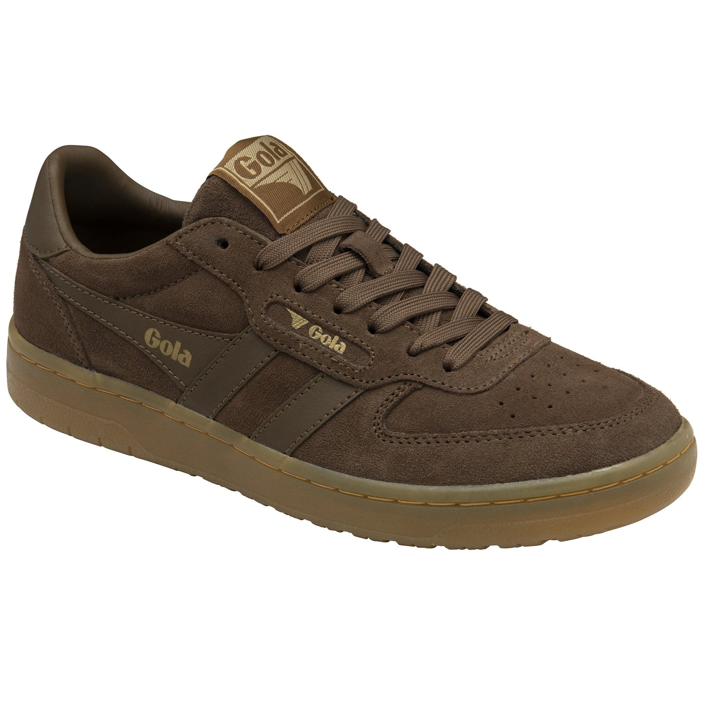 GOLA| SNEAKERS MUJER| Hawk suede OTTER/GUM CLB571|OTGU
