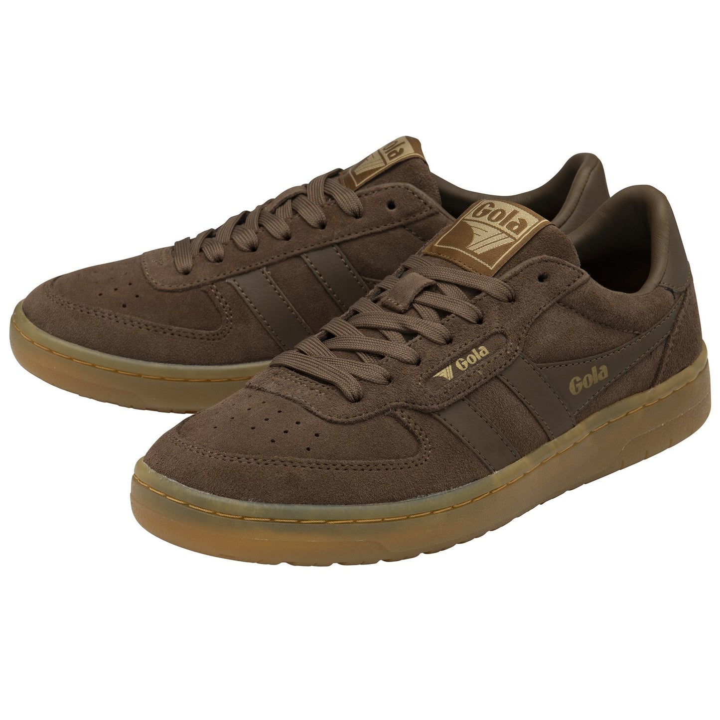 GOLA| SNEAKERS MUJER| Hawk suede OTTER/GUM CLB571|OTGU