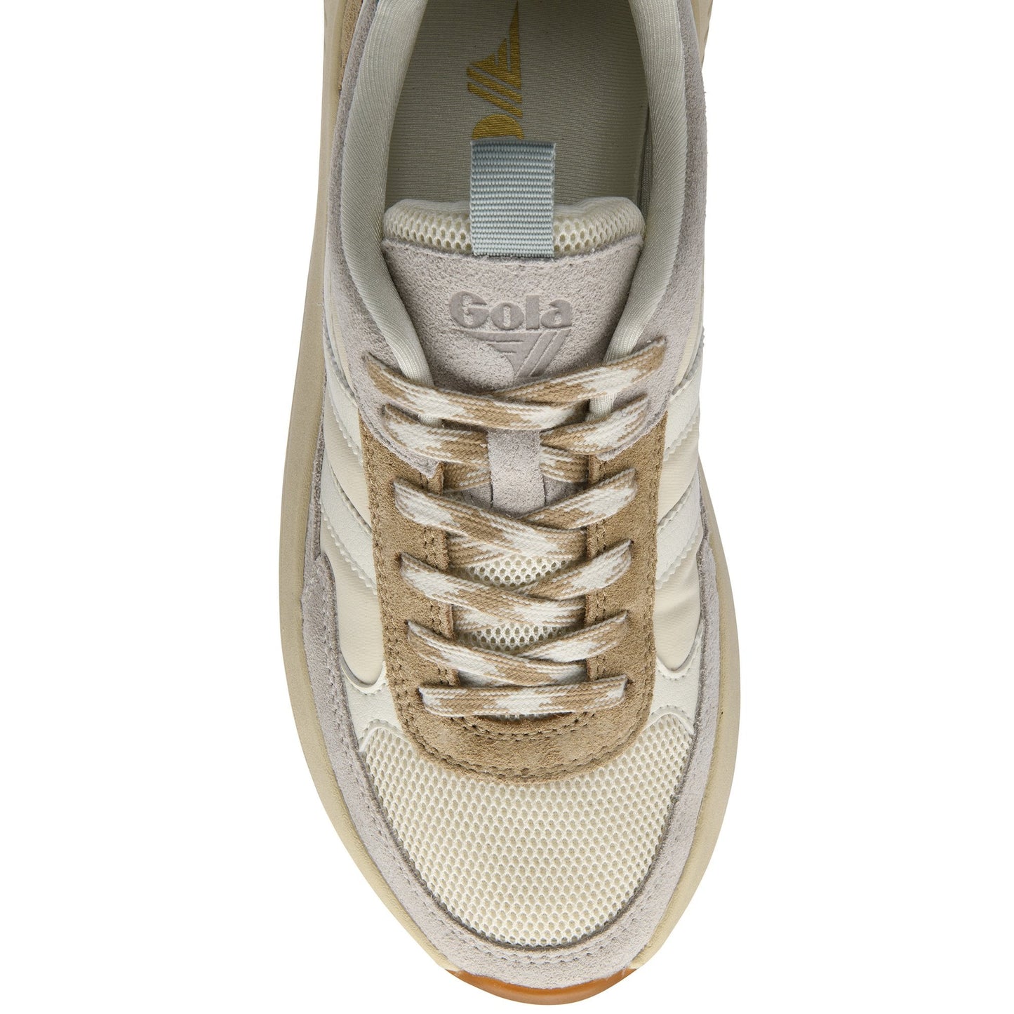 GOLA|SNEAKERS MUJER| Phoenix OFFWHITE/LIGHTCARAMEL/GREENMIST CLB778|OWCGM