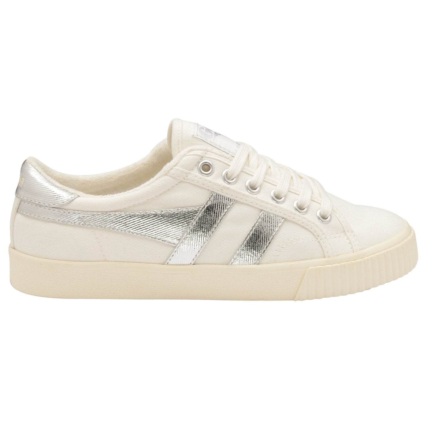 GOLA|SNEAKERS MUJER|Tennis mark cox OFF WHITE/SILVER CLA280|OWS