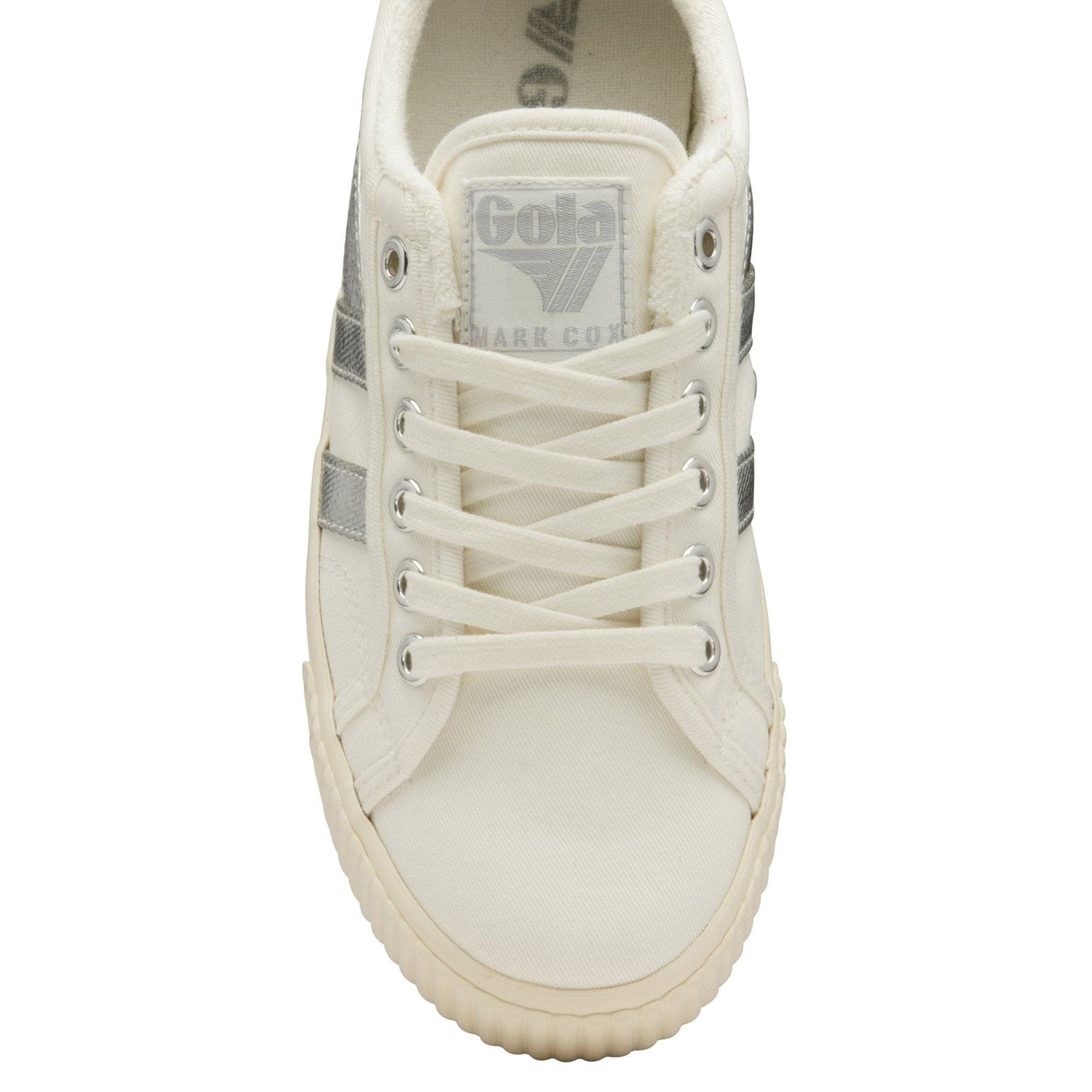 GOLA|SNEAKERS MUJER|Tennis mark cox OFF WHITE/SILVER CLA280|OWS
