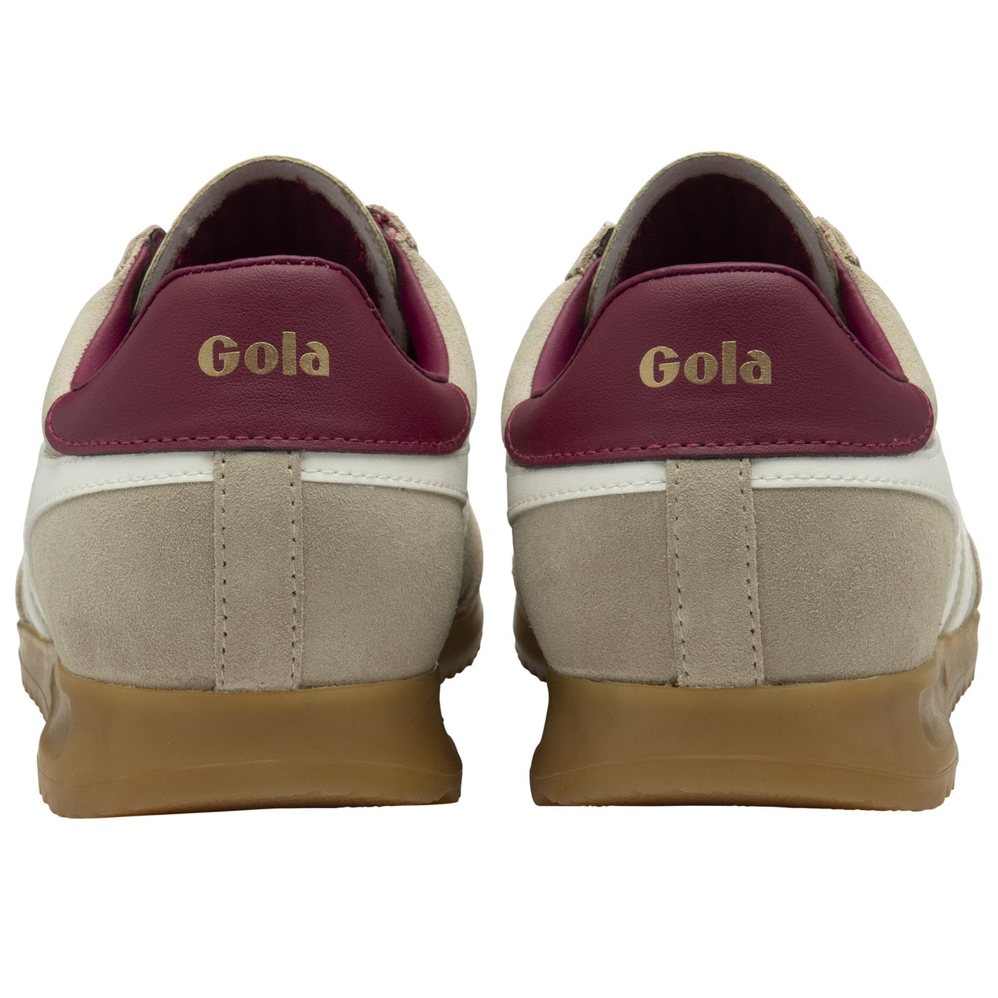 GOLA| SNEAKERS MUJER| Torpedo suede BONE/OFF WHITE/CERISE CLB761|BOWC