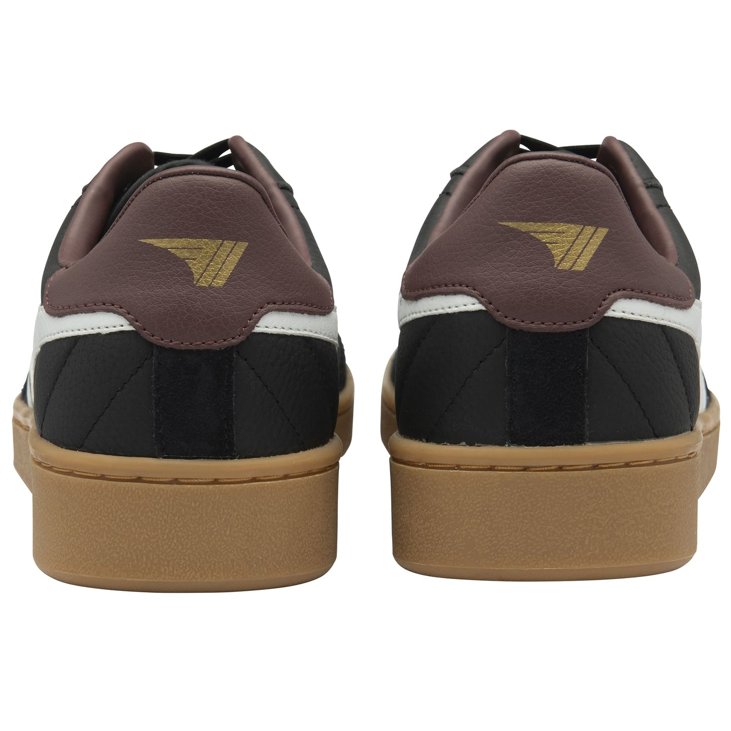 GOLA | MEN'S SNEAKERS | CONTACT-LEATHER-CMB261 BLACK/WHITE/BURGUNDY