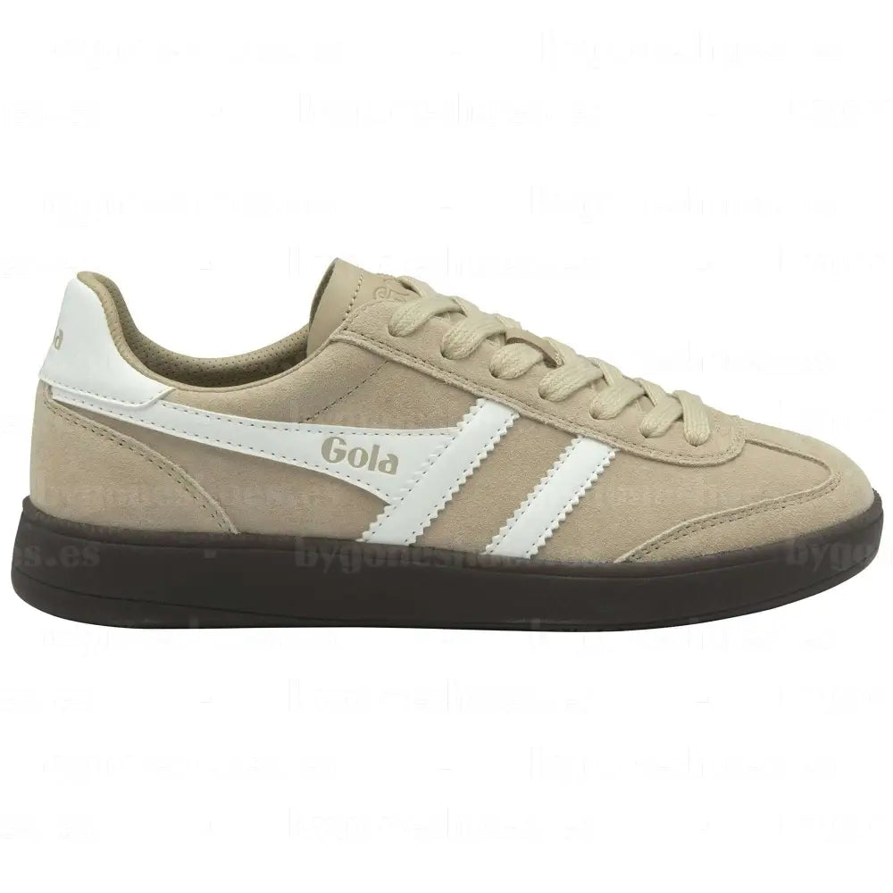 GOLA|SNEAKER MUJER|VIPER SUEDE-BONE/WHITE/DARK GUM CLB735|BOWDG SNEAKERS