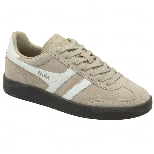 GOLA|SNEAKER MUJER|VIPER SUEDE-BONE/WHITE/DARK GUM CLB735|BOWDG SNEAKERS