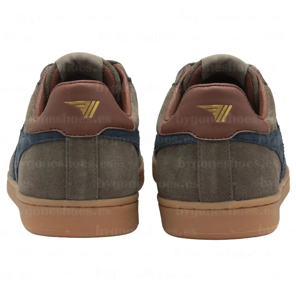 GOLA|SNEAKERS HOMBRE|EQUIPE II - DARK TAUPE/NAVY/RUST CMB387|DTNR SNEAKERS