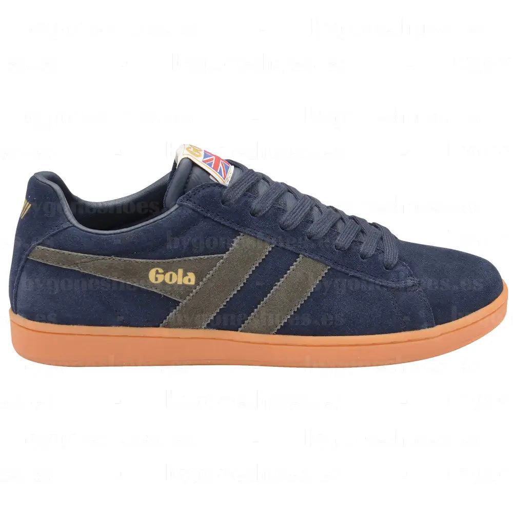 GOLA | SNEAKERS HOMBRE | EQUIPE-SUEDE-CMA495 NAVY ASH GUM SNEAKERS