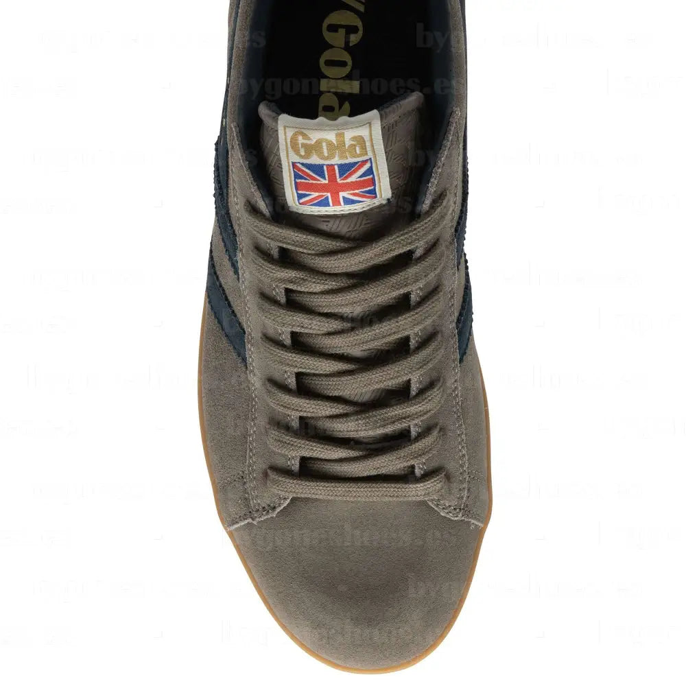 GOLA | SNEAKERS HOMBRE | EQUIPE-SUEDE-CMA495 TAUPE/NAVY/GUM SNEAKERS