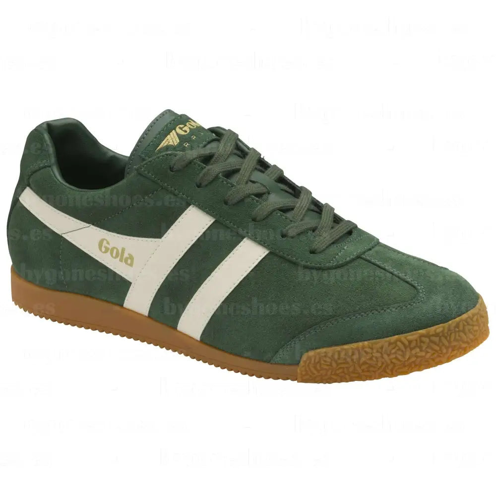 GOLA | SNEAKERS HOMBRE | HARRIER-SUEDE-CMA192 EVERGREEN/OFFWHITE SNEAKERS