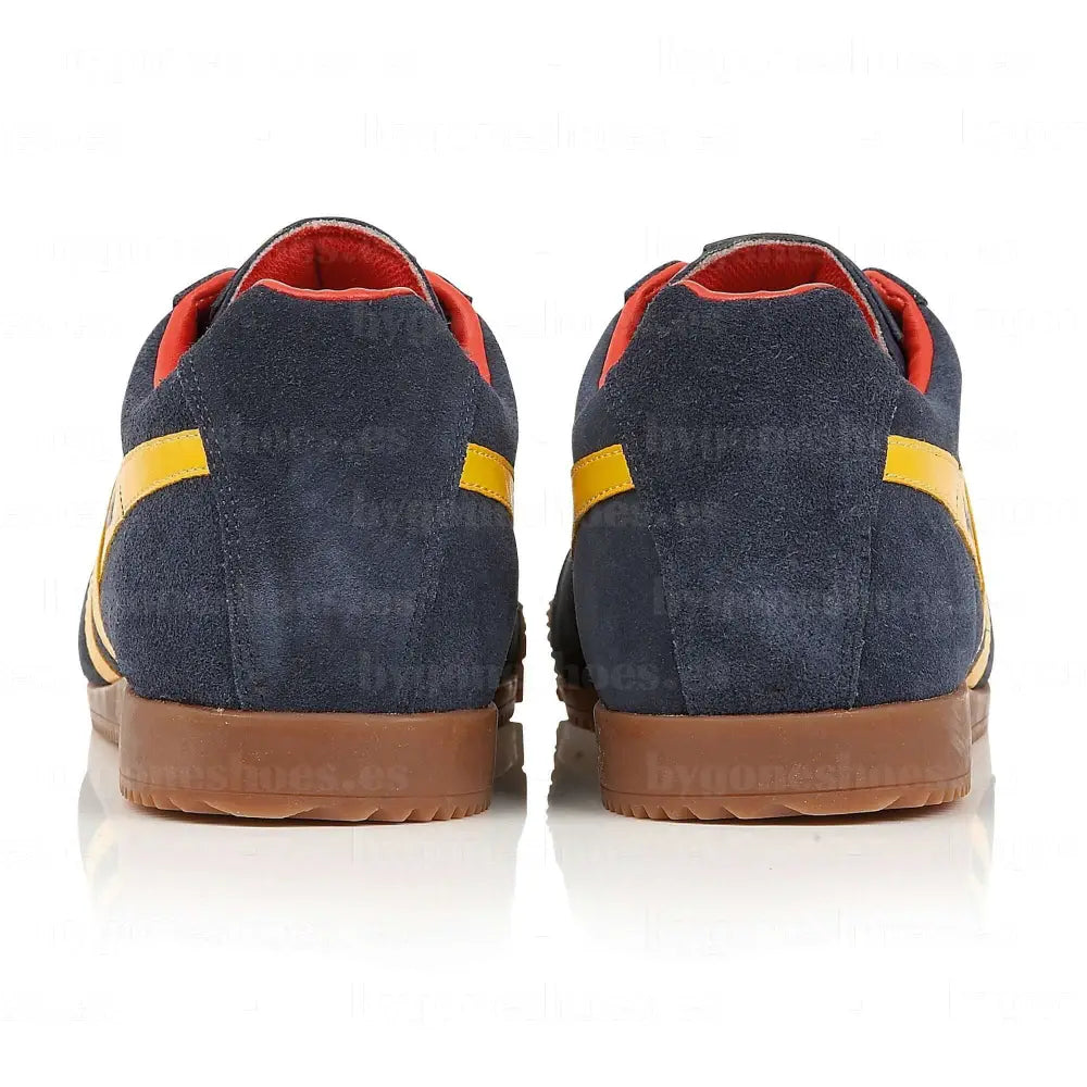 GOLA | SNEAKERS HOMBRE | HARRIER-SUEDE-CMA192 NAVY/SUN/RED SNEAKERS
