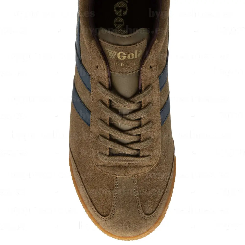 GOLA|SNEAKERS HOMBRE|HARRIER SUEDE-TABACCO/NAVY/BURGUNDY CMA192|TNB SNEAKERS