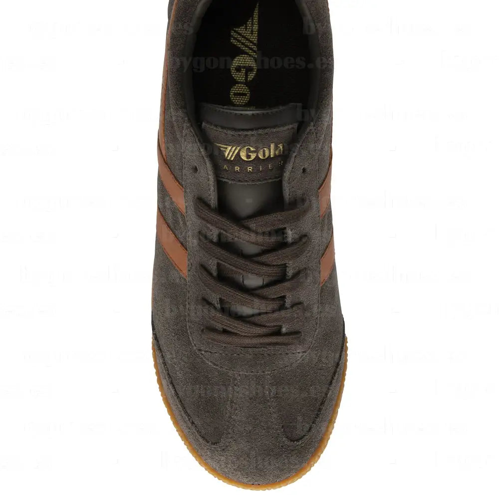 GOLA|SNEAKERS HOMBRE|HARRIERSUEDE- DARK BROWN/MOODY ORANGE CMA192|DBMOR SNEAKERS