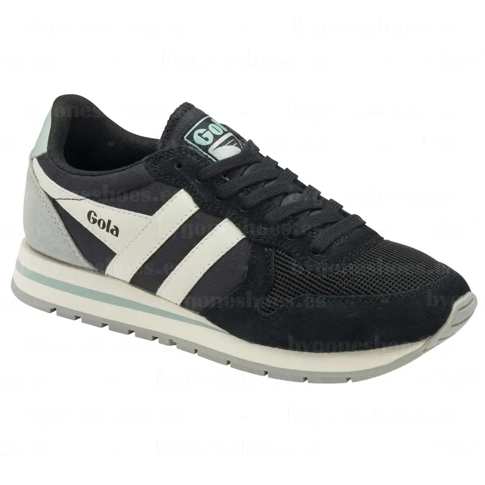 GOLA|SNEAKERS MUJER|DAYTONA- BLACK/OFF WHITE/SURF CLA592|BOWS SNEAKERS