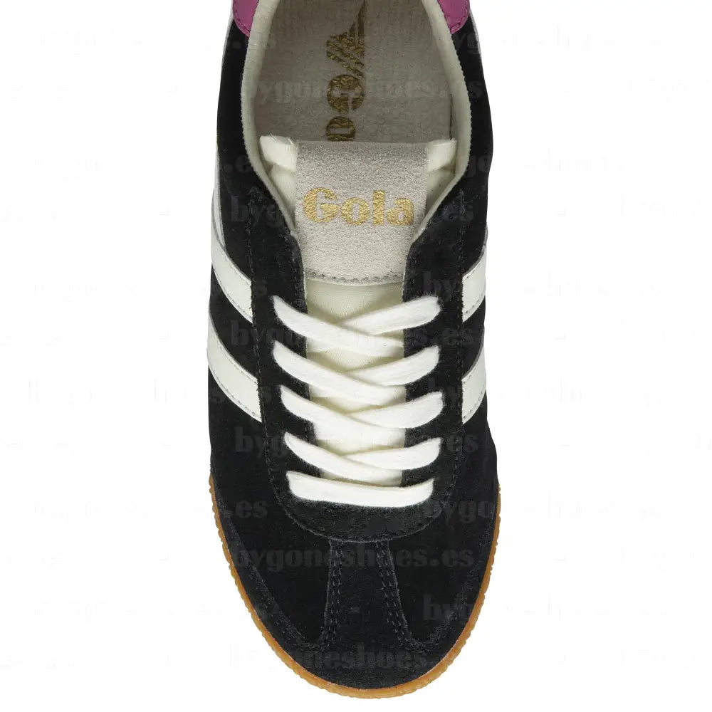 GOLA|SNEAKERS MUJER|ELAN-BLACK/OFF WHITE/FUCSHIA CLB538|BOWF SNEAKERS