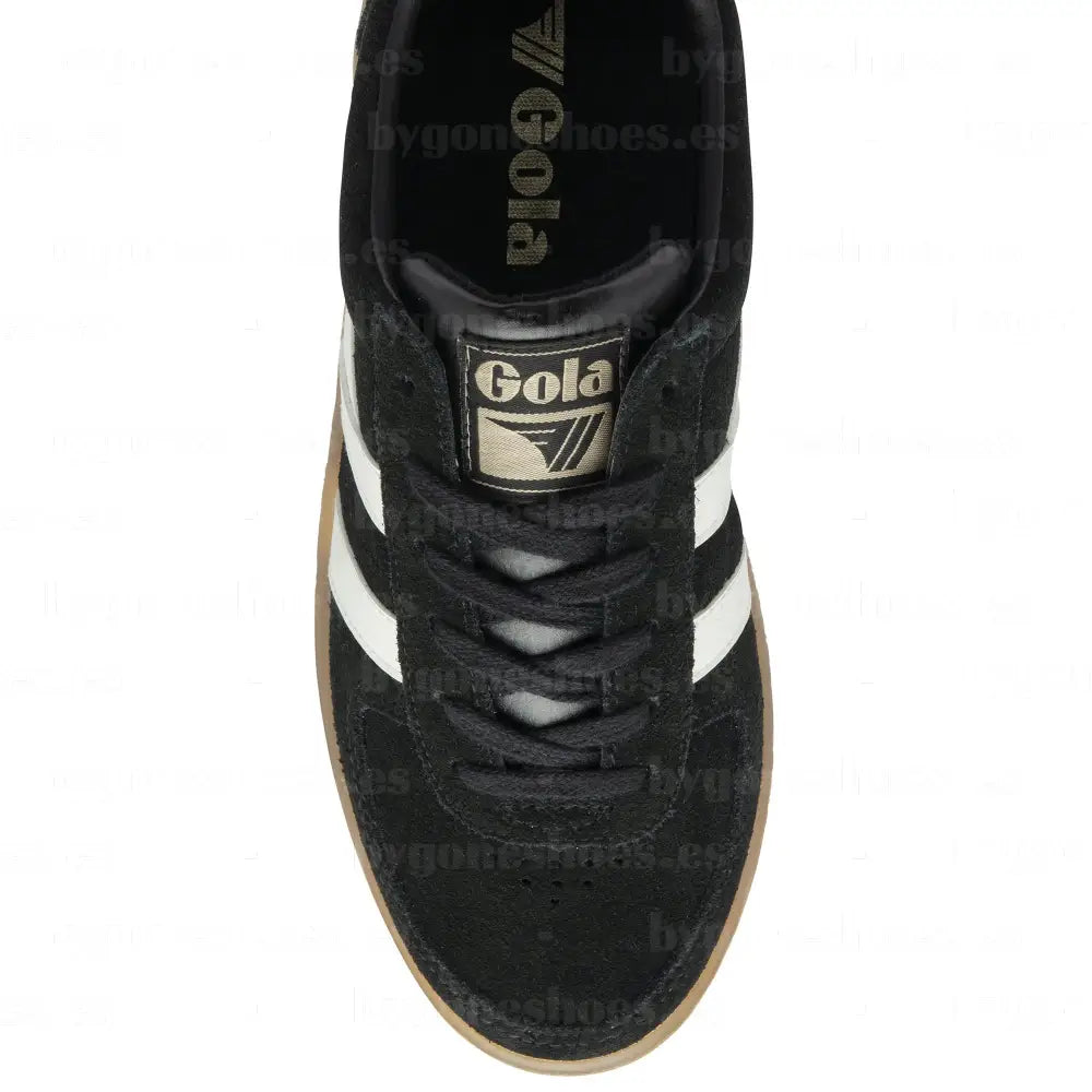 GOLA|SNEAKERS MUJER|GRADNSLAM SUEDE-BLACK/OFF WHITE/GUM CLA589|BOWG SNEAKERS