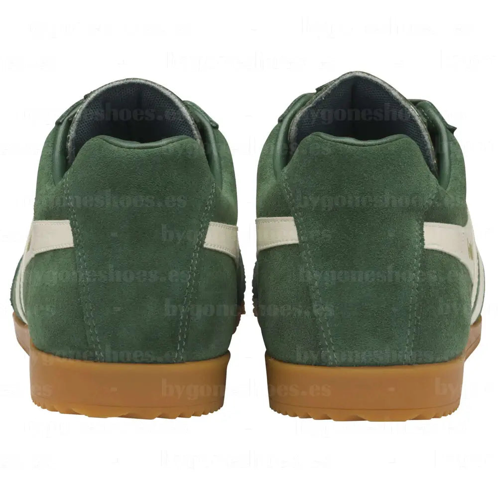 GOLA | SNEAKERS MUJER | HARRIER-SUEDE-CLA192 EVERGREEN/OFF WHITE SNEAKERS