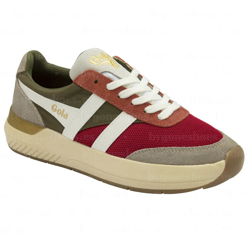 GOLA | SNEAKERS MUJER | RAVEN-CLB516 RASPBERRY/KHAKI/FEATHER GREY SNEAKERS