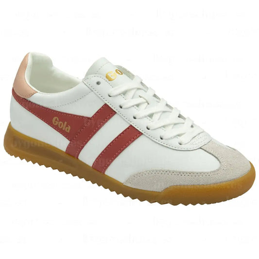 GOLA | SNEAKERS MUJER | TORPEDO-LEATHER-CLB622 WHITE/CLAY/PINK PEARL SNEAKERS