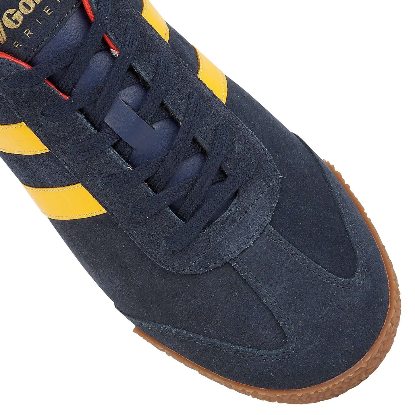 GOLA | WOMEN'S SNEAKERS | HARRIER-SUEDE-CLA192 NAVY/SUN/RED