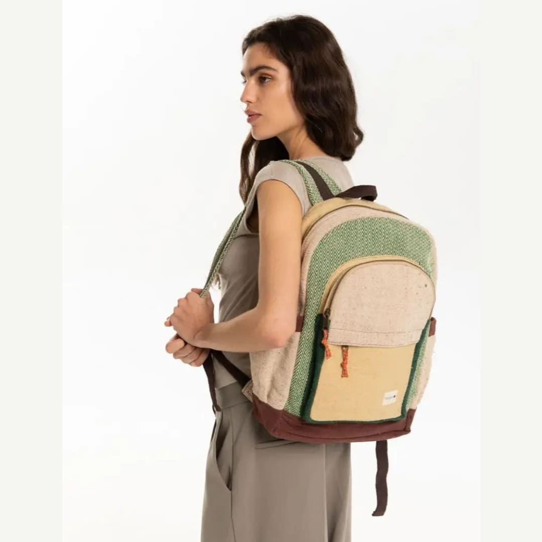 HEMPER| UNISEX BAGS | ANNAPURNA-GREEN-1096 GREEN