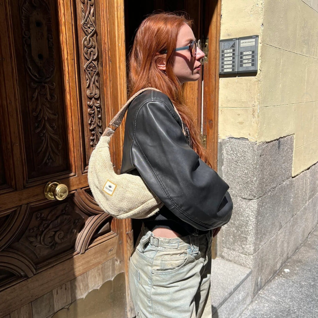 HEMPER | UNISEX BAGS | BANANA-NATURAL WAIST BAG-1241 NATURAL