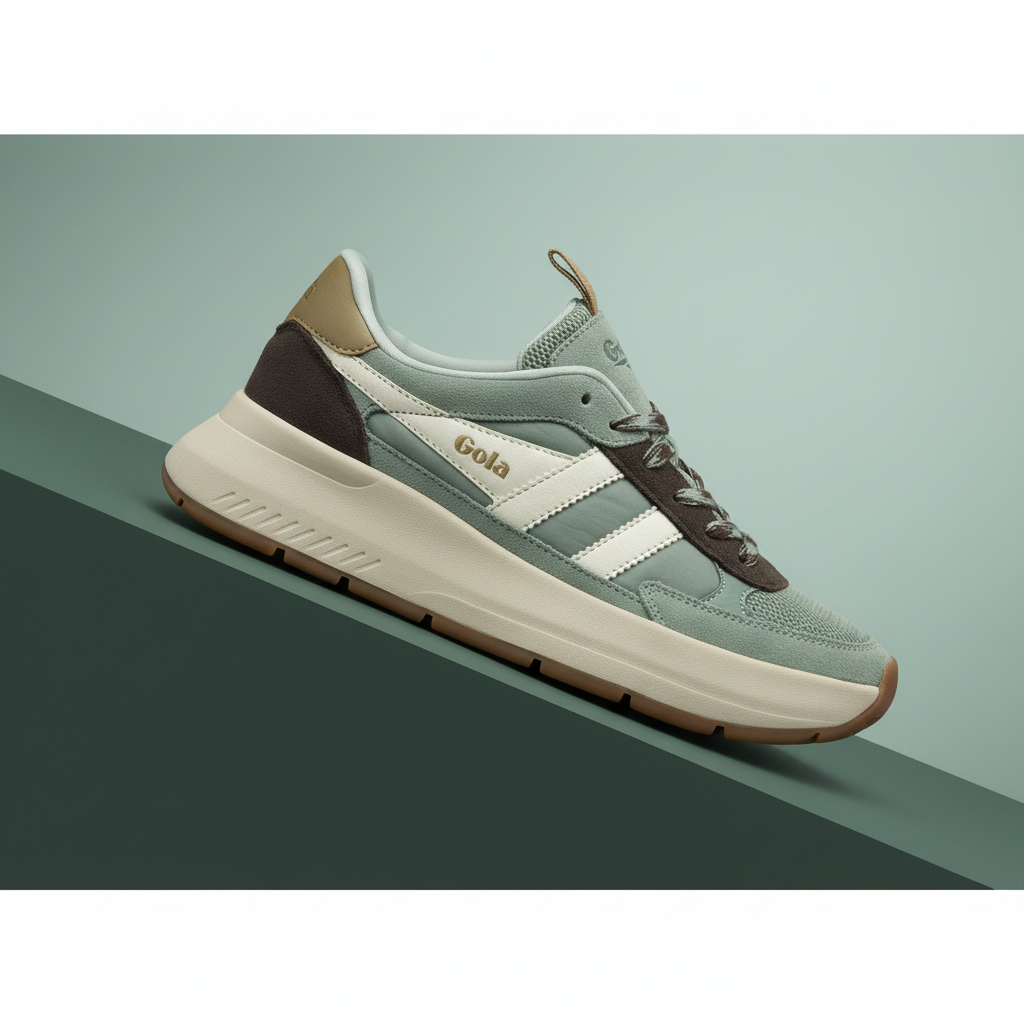 GOLA|SNEAKERES MUJER| Phoenix GREENMIST/DARKBROWN/LIGHTCARAMEL CLB778|GMDBC