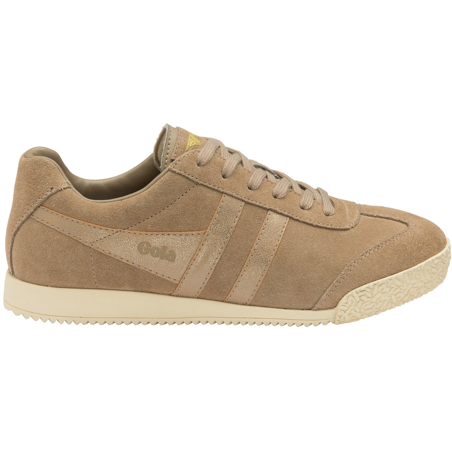 GOLA | SNEAKERS MUJER | HARRIER-MIRROR-CLA156 CAPPUCCION/GOLD