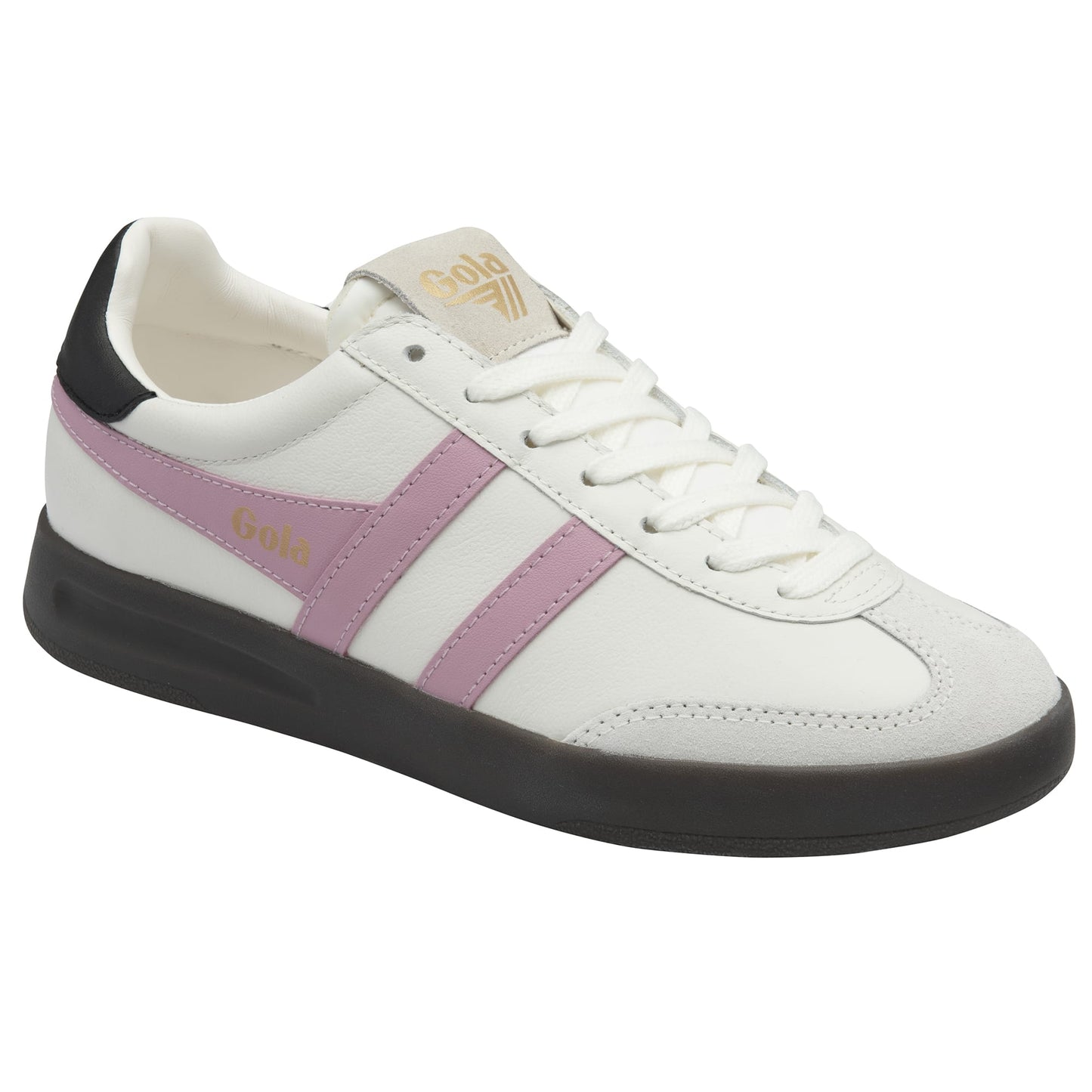 GOLA|SNEAKERS MUJER|CYCLONE- WHITE/CANDY/BLACK/DARK GUM CLB743|WCBDG