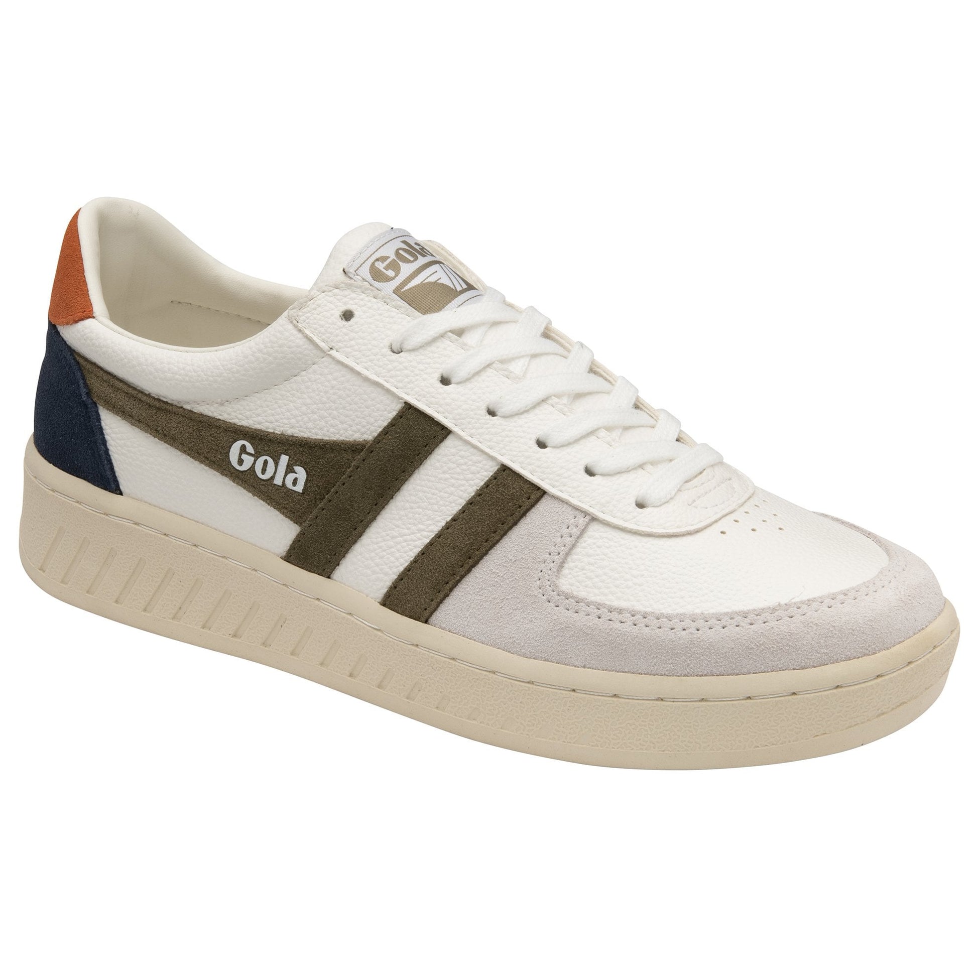 GOLA | SNEAKERS HOMBRE | GRANDSLAM-TRIDENT-CMA415 WHITE/KHAKI/MOODY ORANGE