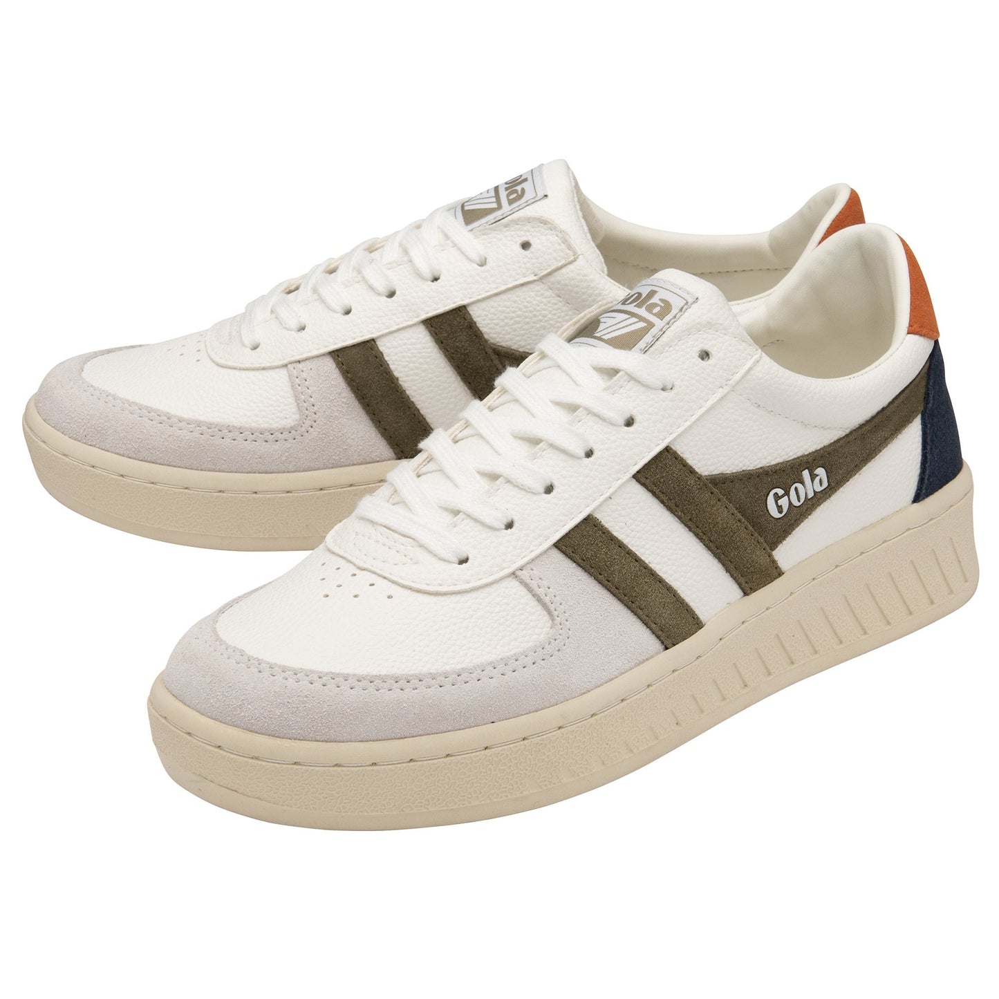 GOLA | SNEAKERS HOMBRE | GRANDSLAM-TRIDENT-CMA415 WHITE/KHAKI/MOODY ORANGE