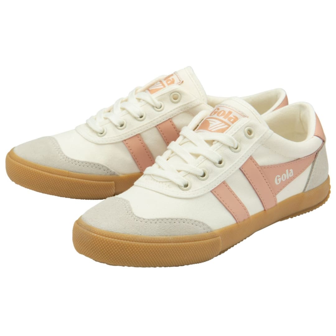 GOLA | SNEAKERS MUJER | BADMINTON-CLA548 OFF WHITE/PEARL PINK/GUM