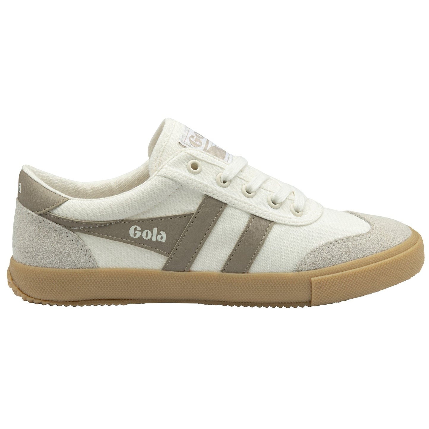 GOLA | SNEAKERS MUJER | BADMINTON-CLA548 OFF WHITE/FEATHER GREY/GUM