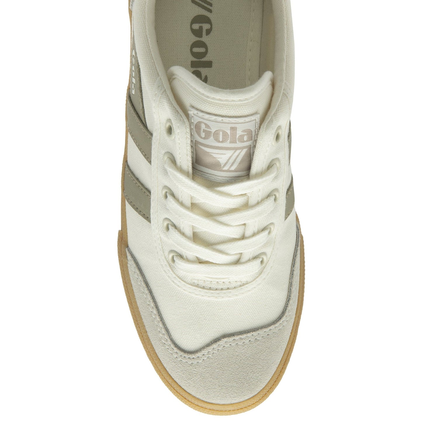 GOLA | SNEAKERS MUJER | BADMINTON-CLA548 OFF WHITE/FEATHER GREY/GUM