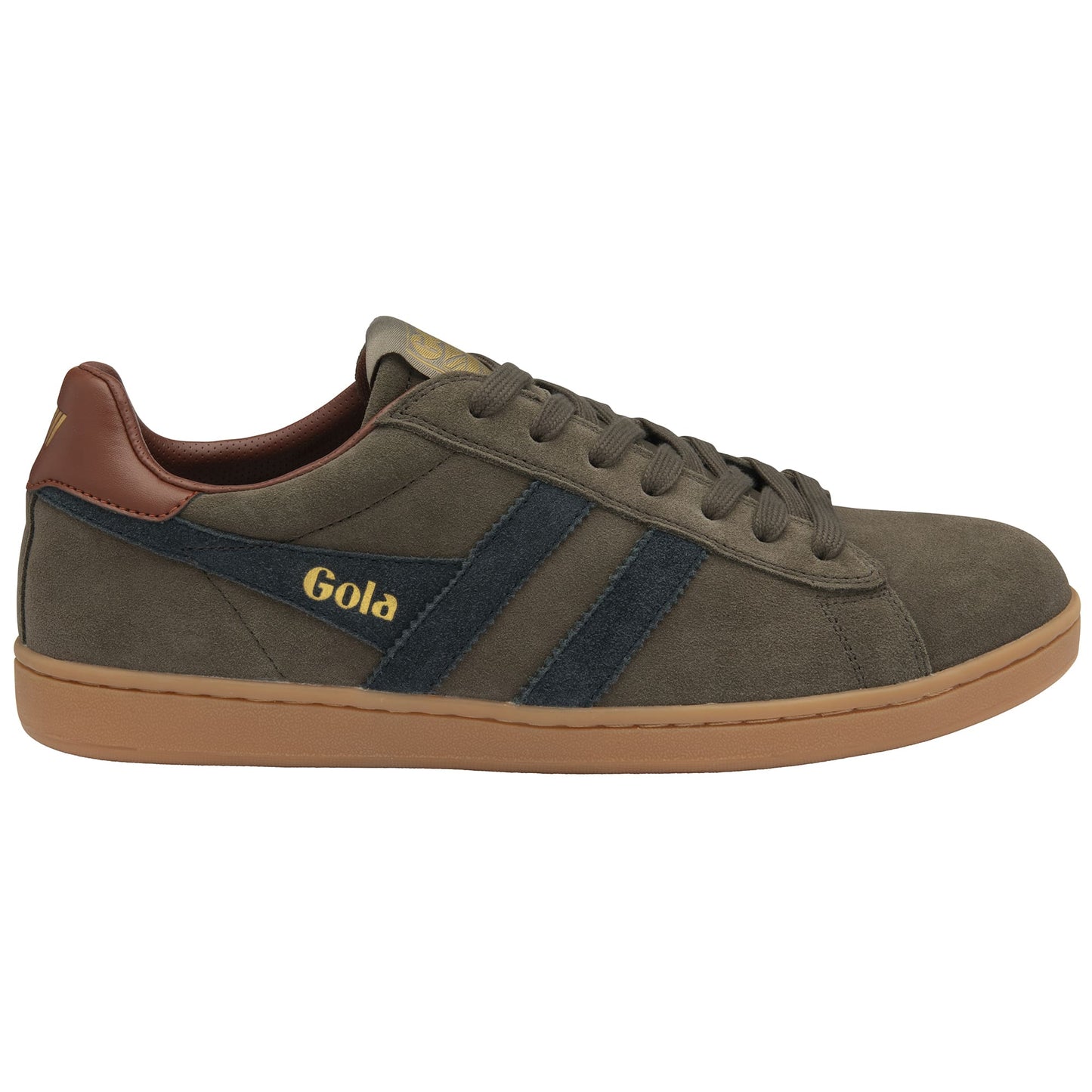 GOLA|SNEAKERS HOMBRE|EQUIPE II - DARK TAUPE/NAVY/RUST CMB387|DTNR