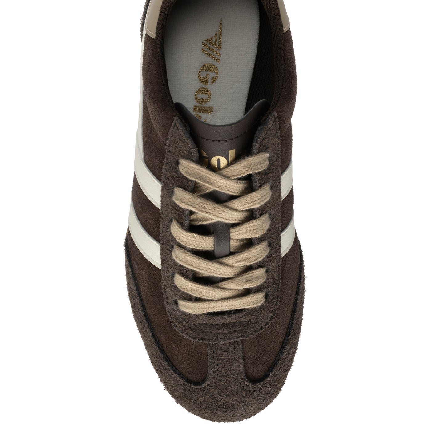 GOLA|SNEAKERS MUJER| Sprinter suede MOCCHA/OFF WHITE/BONE CLB912|MOWB