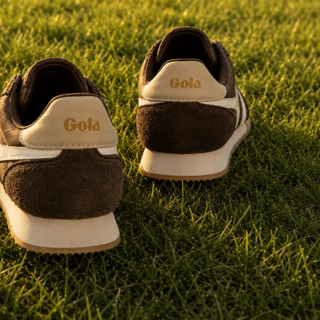 GOLA|SNEAKERS MUJER| Sprinter suede MOCCHA/OFF WHITE/BONE CLB912|MOWB