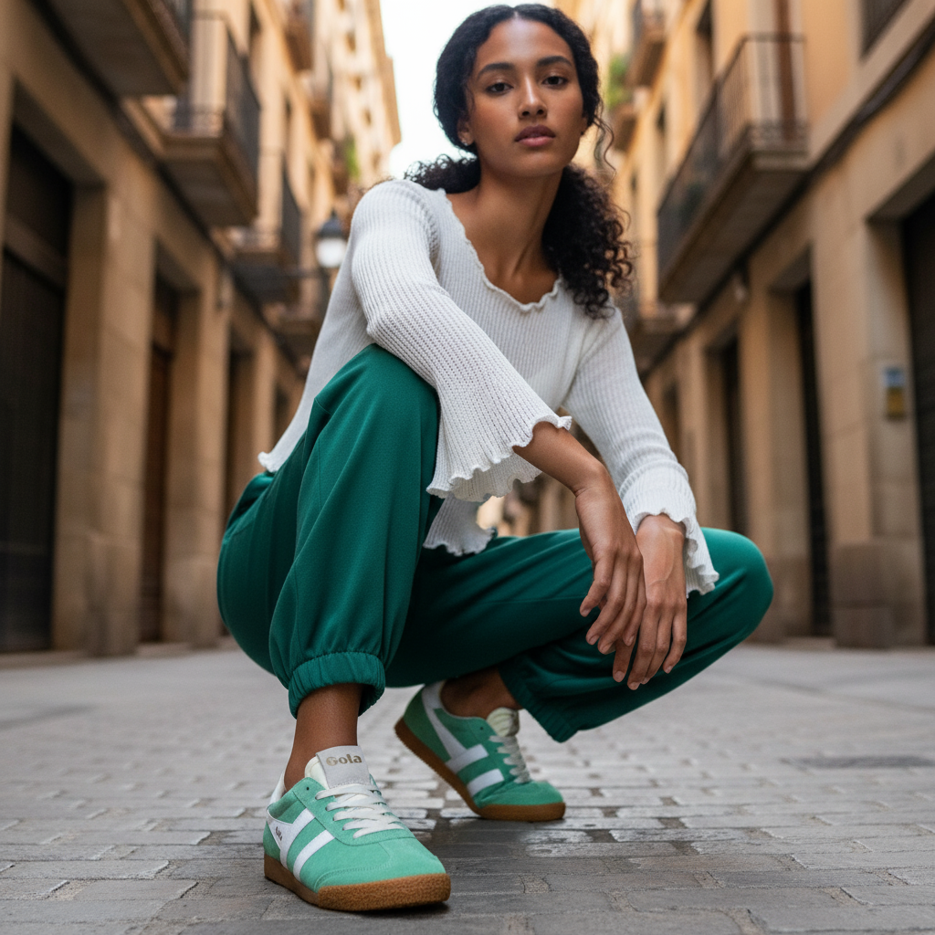 GOLA| SNEAKERS MUJER| Elan JADE/WHITE CLB538|JW SNEAKERS