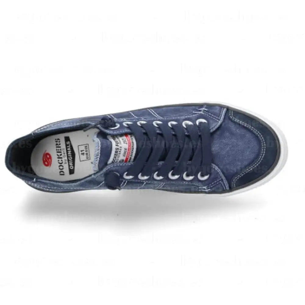 DOCKERS BY GERLI|SNEAKERS HOMBRE|NAUTICAS NAVY 30ST027-790200 NAVY T027|NAVY SNEAKERS